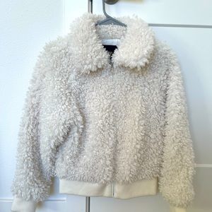 Maje short fake fur jacket